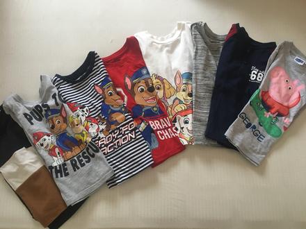 Trička paw patrol a iné v. 104, c&a,98