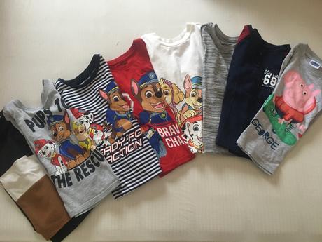 Trička paw patrol a iné v. 104, c&a,98
