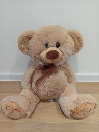 Plysovy medved, vyska 55cm, ako novy,