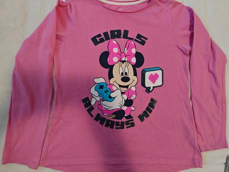 Tričko s dlhym rukavom minnie, 158