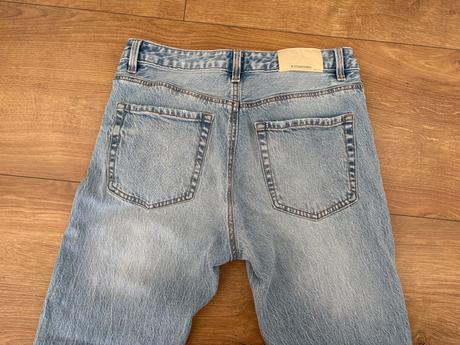 Rovné džínsy so stredne vysokým pásom, stradivarius,38