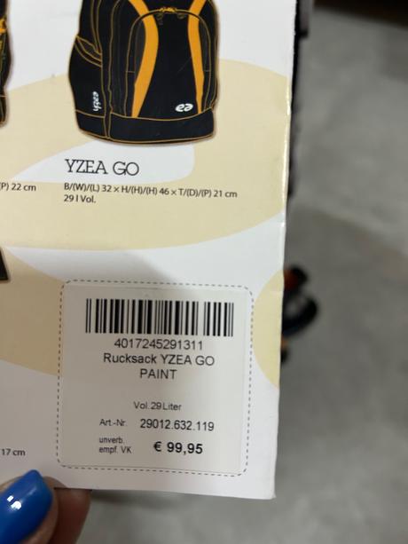 Novy ruksak yzea go - pc 99eur,