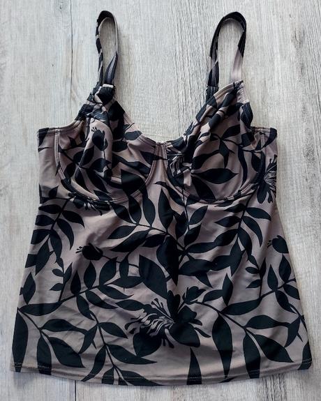 Čiernohnedé tankini, bonprix,40