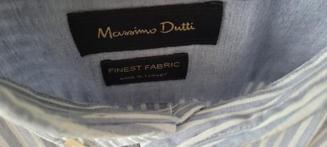 Ľanová košela  massimo dutti, m