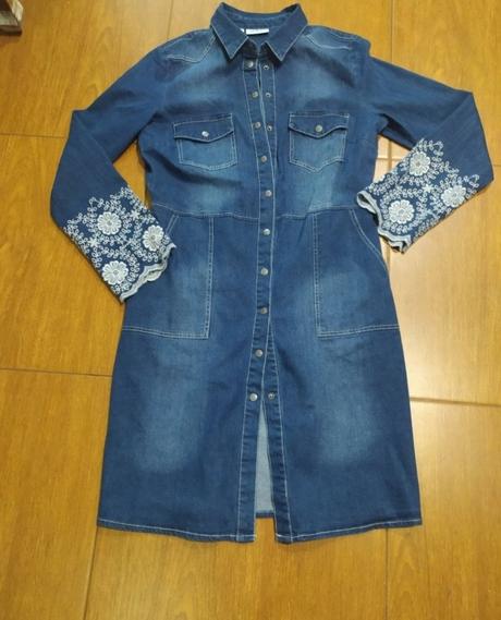 Riflové šaty, bonprix,m