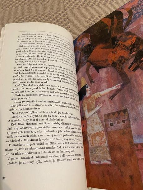 Retro vintage gilgameš vojtech zamarovský 1975, 