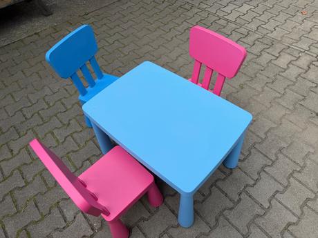 Detsky nabytok mamut - stol a stolicky,