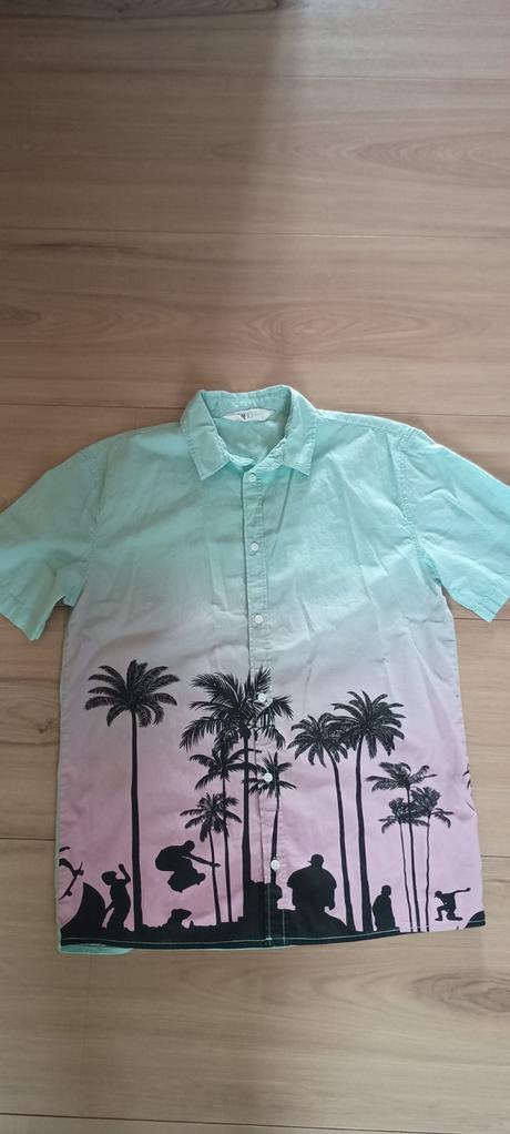 Krátka letná košeľa, h&m,158
