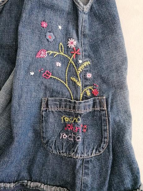 Riflove šaty s výšivkou, rocha.little.rocha,104