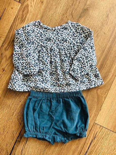 Komplet šortky a bluzka, f&f,74