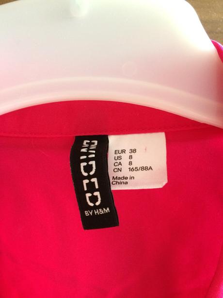 Košeľa s uväzovaním, h&m,38