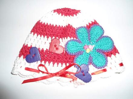 Krasna ciapocka na jar rucne robena, 104