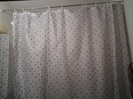 Záves do kúpeľne ako nový krúžky vaňa sprcha, 