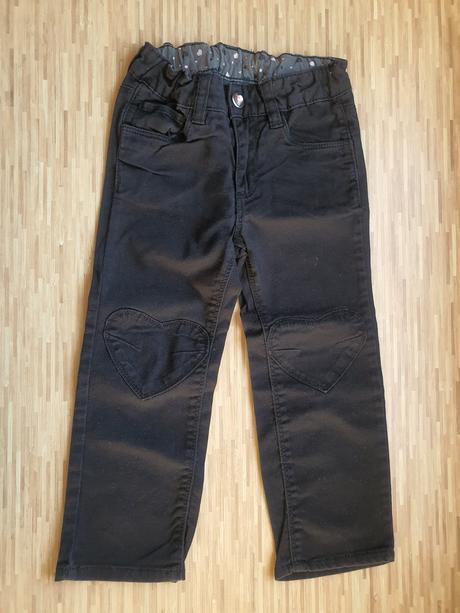 Riflicky so srdieckami na kolenach, h&m,98