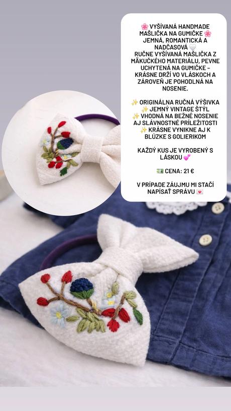 Ručne vyšívané kúsky, 