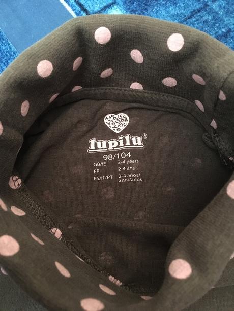 Bodkovaný roláčik 98/104, lupilu,98