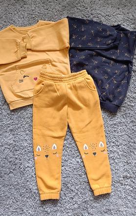 Komplet 2 mikiny a tepláky 110, f&f,110