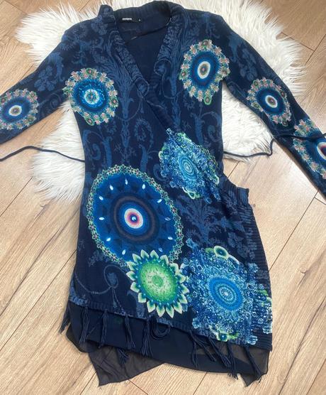 Desigual asymetricky kardigan s/m, desigual,s