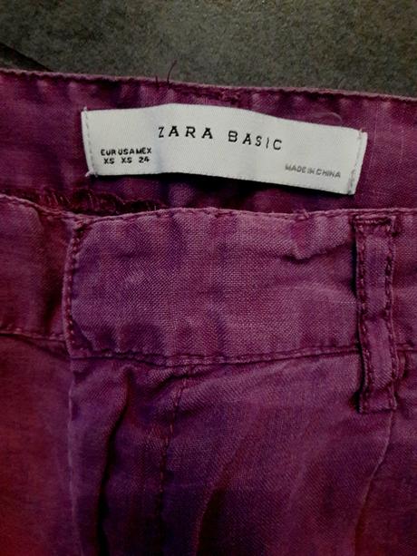 Zara fialove nohavice, zara,xs
