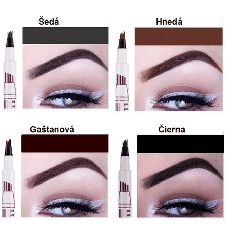 Fixka tattoo na obočie s tetovacím efektom,