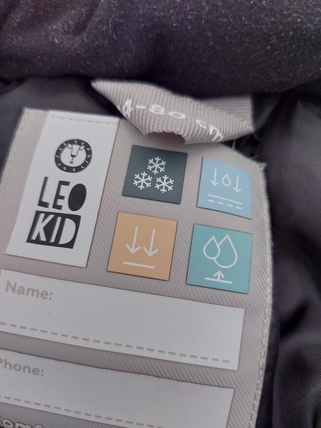 Kvalitná zimná kombinéza / overal leokid, 74