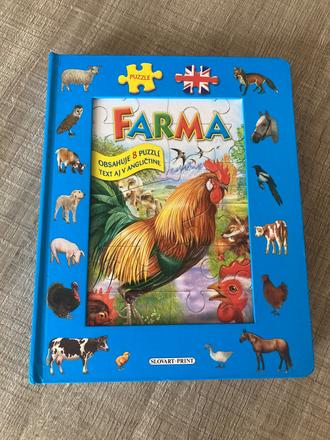 Farma - puzzle, anj slovíčka,