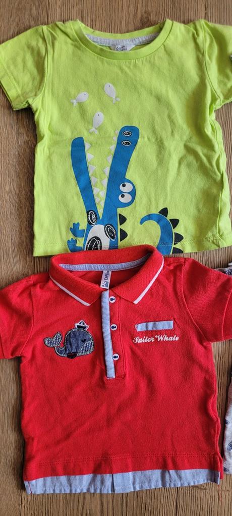 Tričká s krátkym rukávom 5ks, f&f,68