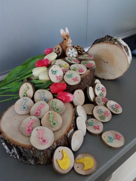 Drevené kolieska z brezy, 