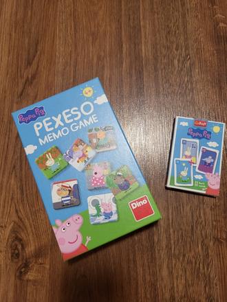 Pexeso a čierny peter peppa pig,