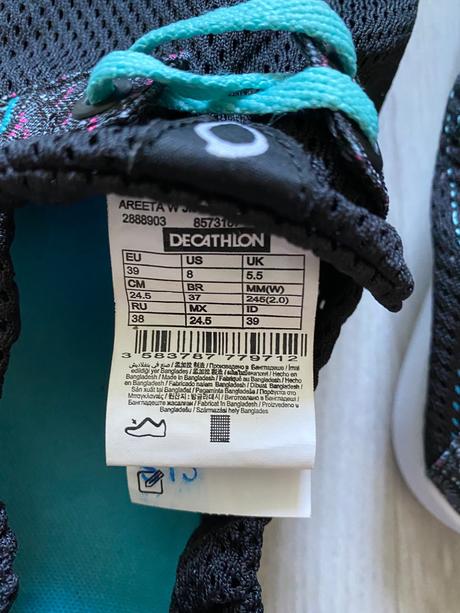 Topánky do vody, decathlon,38