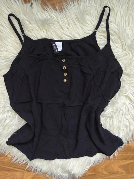 Dámske tričko na ramienka, h&m,36