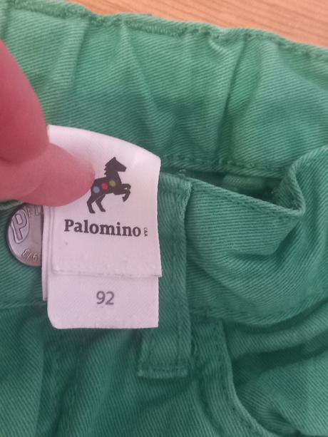 Nohavice zelené, palomino,92