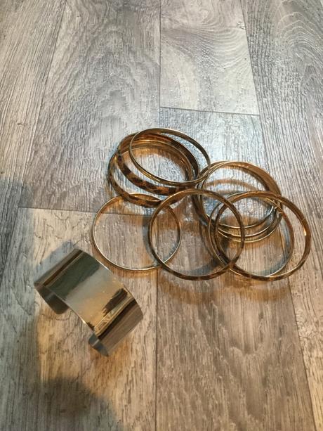 Aftershock náramky( zlaté, leopardie)+strieborny,