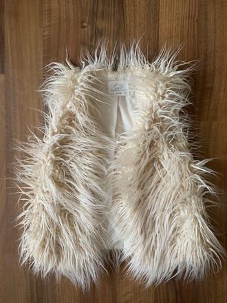 Vesta z umelej kozusiny, zara,110