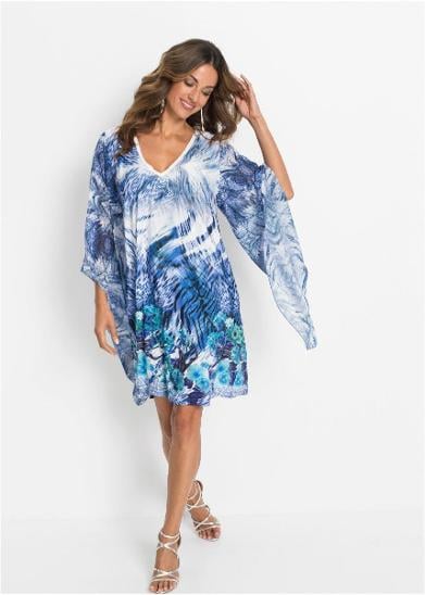 -šifónové s volánovými rukávmi bodyflirt veľ. 36, bonprix,s