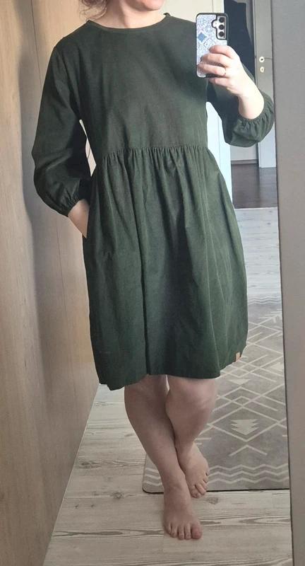 Šaty z jemného menčrstru teddy, l