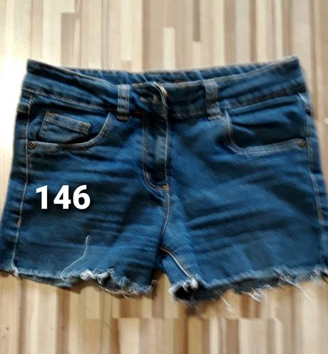 Šortky riflove 146, denim,146