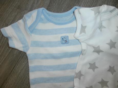 Balík 4ks body s krátkym rukávom, 50–62