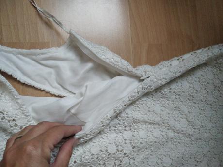 Čipkované saty, zara,s