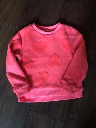 Krásna ružová mikina h&m, h&m,98