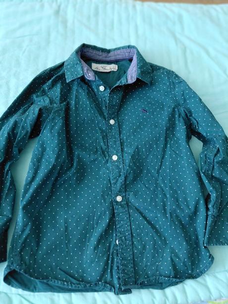 Košeľa-bodkova, h&m,122