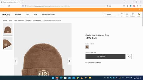 Zimné čiapky, súprava šál + čiapka, h&m