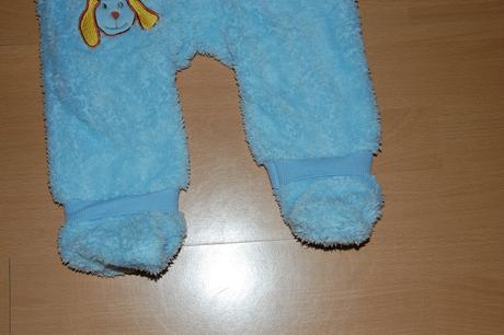 Chlpatý svetlomodrý overal so zvieratkami, 74