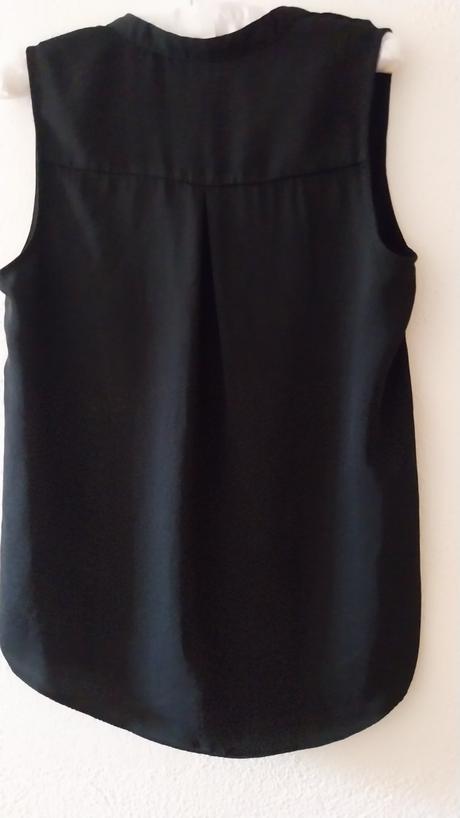 Čierna ľahúčka blúzka zn. h&m, h&m,s
