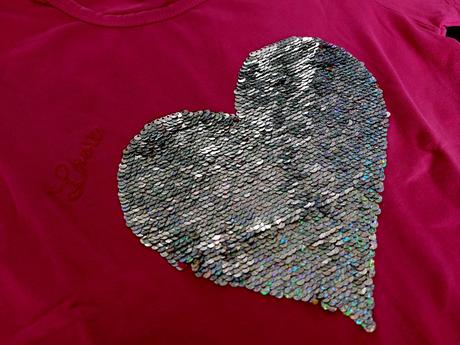 Original tricko s pretacacimi flitrami levis srdce, levis,152