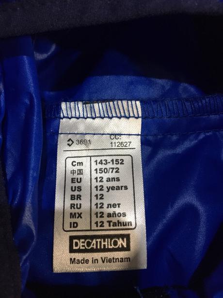 Bunda do veterného počasia, decathlon,146
