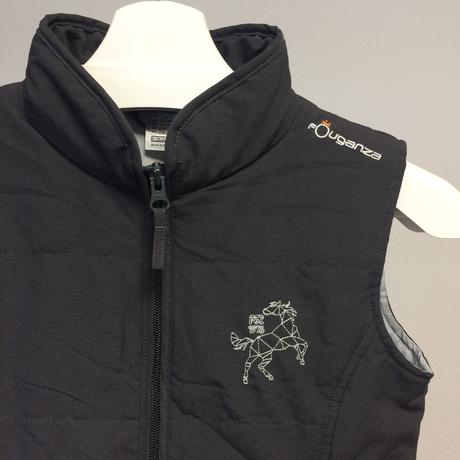 Vesta jazdecká dievčenská fauganza č.140, 9-10y, decathlon,140