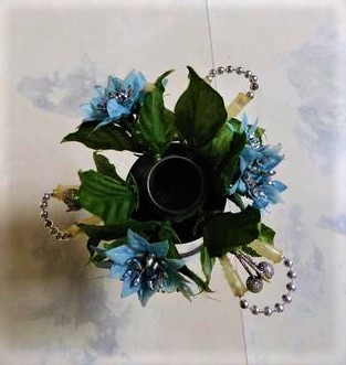 Ozdobný venček na sviečku,