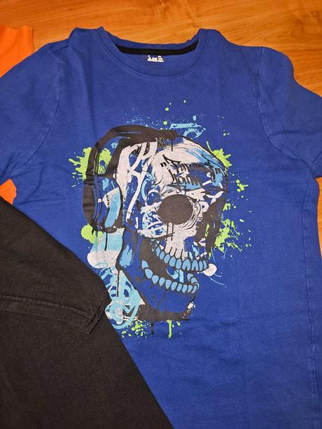 Tričká 3ks veľkosť 152, f&f,152