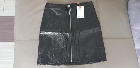 Koženková sukňa, f&f,34